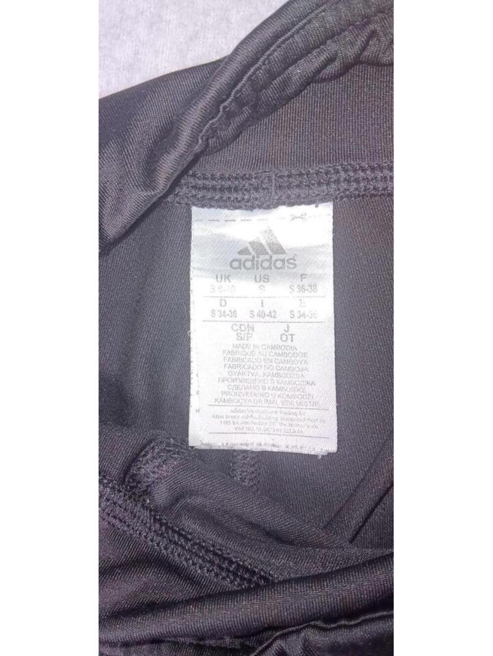 Adidas Capri Leggings Womens Size Small Black Running Jogging Athletic... - Picture 2 of 12